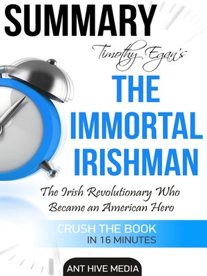cover image of Timothy Egan's the Immortal Irishman